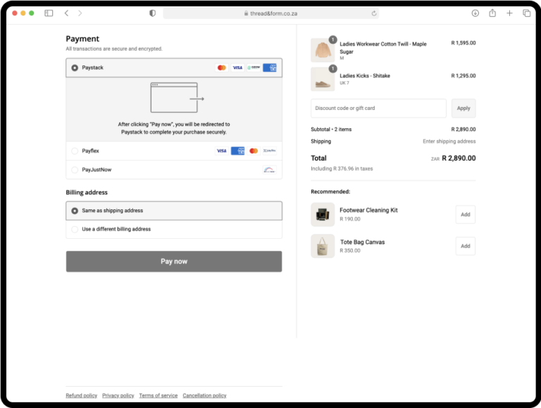 Merchant Portal PayJustNow